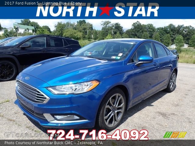 2017 Ford Fusion S in Lightning Blue