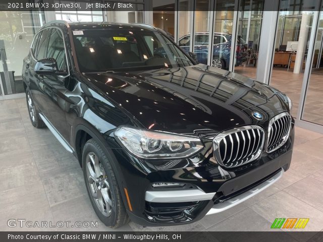 2021 BMW X3 xDrive30i in Jet Black