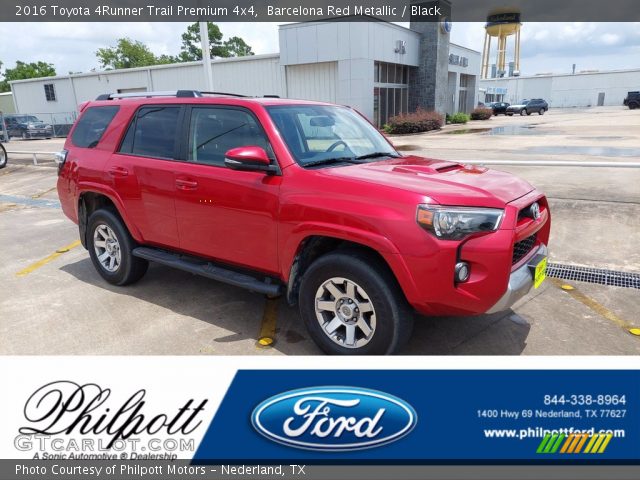 2016 Toyota 4Runner Trail Premium 4x4 in Barcelona Red Metallic