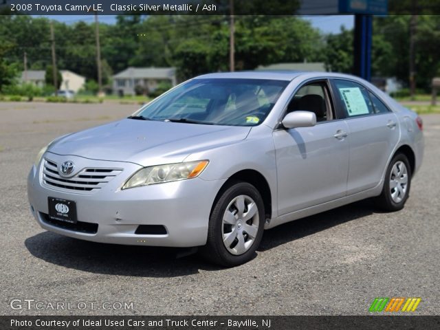 2008 Toyota Camry LE in Classic Silver Metallic