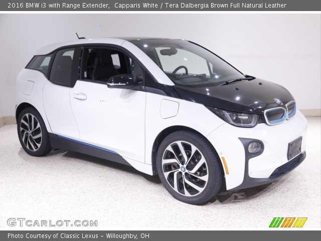 2016 BMW i3 with Range Extender in Capparis White