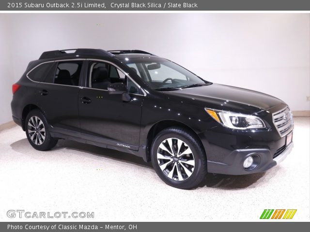2015 Subaru Outback 2.5i Limited in Crystal Black Silica