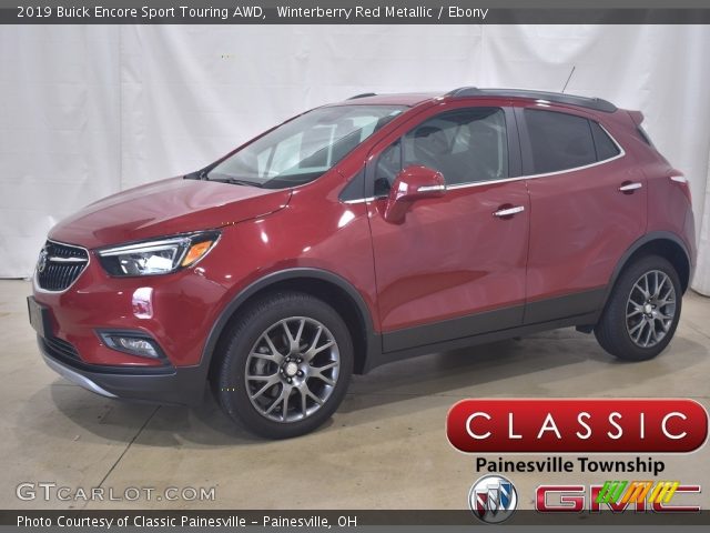 2019 Buick Encore Sport Touring AWD in Winterberry Red Metallic