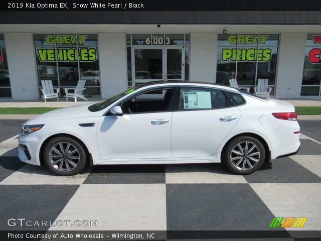 2019 Kia Optima EX in Snow White Pearl