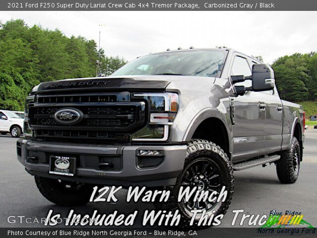 2021 Ford F250 Super Duty Lariat Crew Cab 4x4 Tremor Package in Carbonized Gray