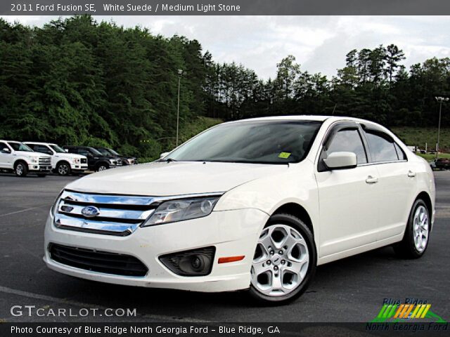 2011 Ford Fusion SE in White Suede