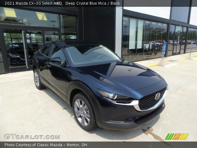 2021 Mazda CX-30 Select AWD in Deep Crystal Blue Mica