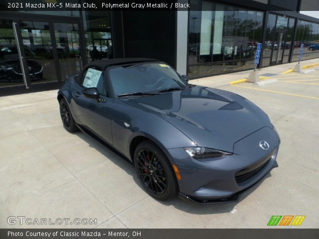 2021 Mazda MX-5 Miata Club in Polymetal Gray Metallic