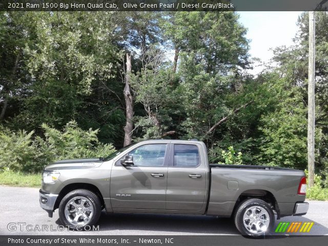 2021 Ram 1500 Big Horn Quad Cab in Olive Green Pearl