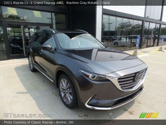 2021 Mazda CX-9 Grand Touring AWD in Machine Gray Metallic