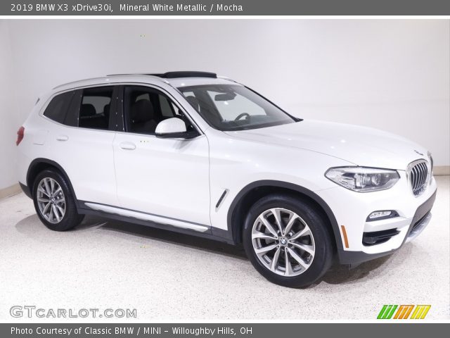 2019 BMW X3 xDrive30i in Mineral White Metallic