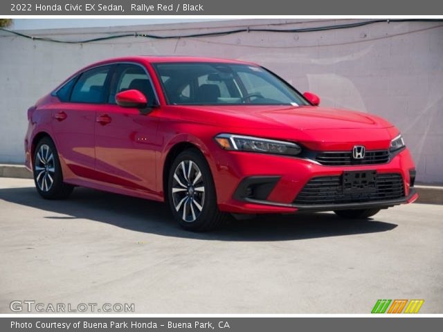 2022 Honda Civic EX Sedan in Rallye Red