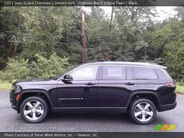 2021 Jeep Grand Cherokee L Limited 4x4 in Diamond Black Crystal Pearl