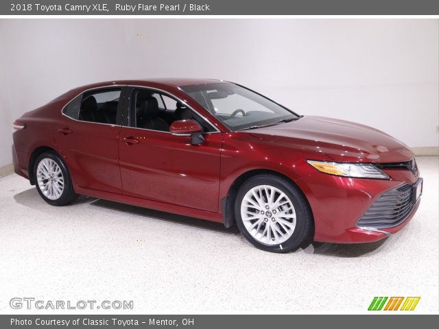 2018 Toyota Camry XLE in Ruby Flare Pearl