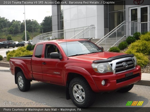 2010 Toyota Tacoma V6 SR5 Access Cab 4x4 in Barcelona Red Metallic