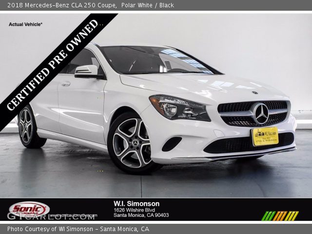 2018 Mercedes-Benz CLA 250 Coupe in Polar White