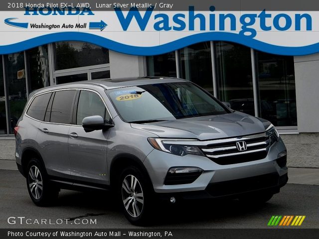 2018 Honda Pilot EX-L AWD in Lunar Silver Metallic