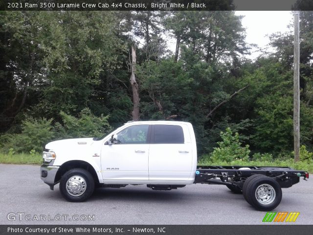 2021 Ram 3500 Laramie Crew Cab 4x4 Chassis in Bright White