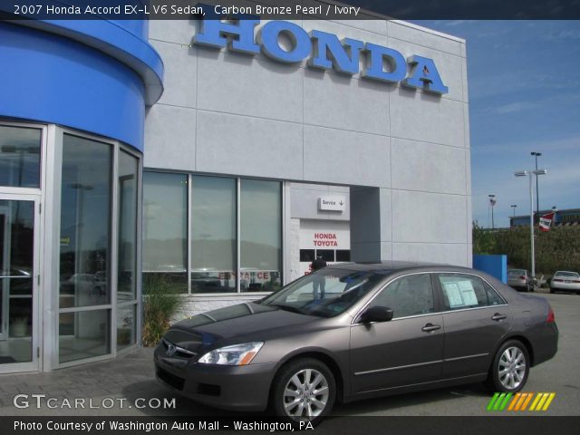 2007 Honda Accord EX-L V6 Sedan in Carbon Bronze Pearl