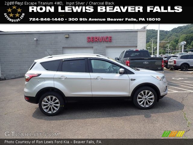 2018 Ford Escape Titanium 4WD in Ingot Silver
