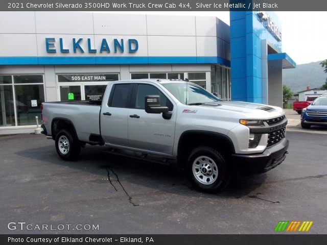 2021 Chevrolet Silverado 3500HD Work Truck Crew Cab 4x4 in Silver Ice Metallic