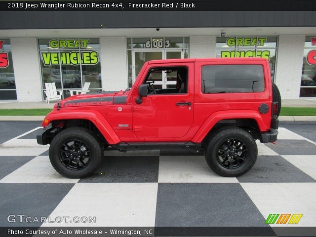 2018 Jeep Wrangler Rubicon Recon 4x4 in Firecracker Red