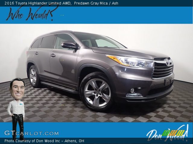 2016 Toyota Highlander Limited AWD in Predawn Gray Mica