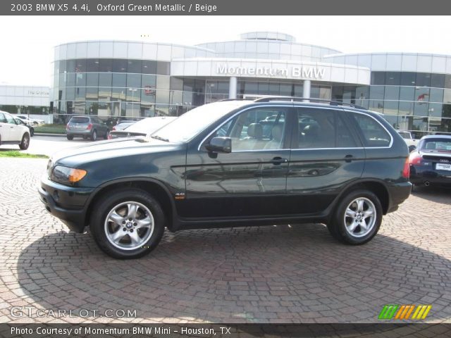 2003 BMW X5 4.4i in Oxford Green Metallic