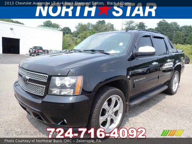 2013 Chevrolet Avalanche LT 4x4 Black Diamond Edition in Black