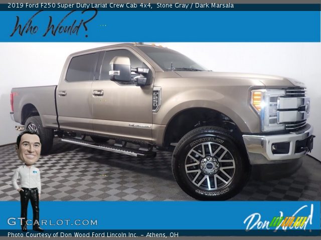 2019 Ford F250 Super Duty Lariat Crew Cab 4x4 in Stone Gray