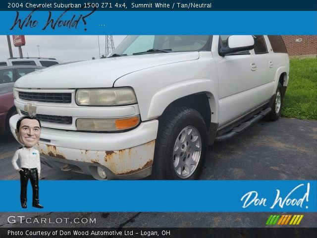 2004 Chevrolet Suburban 1500 Z71 4x4 in Summit White