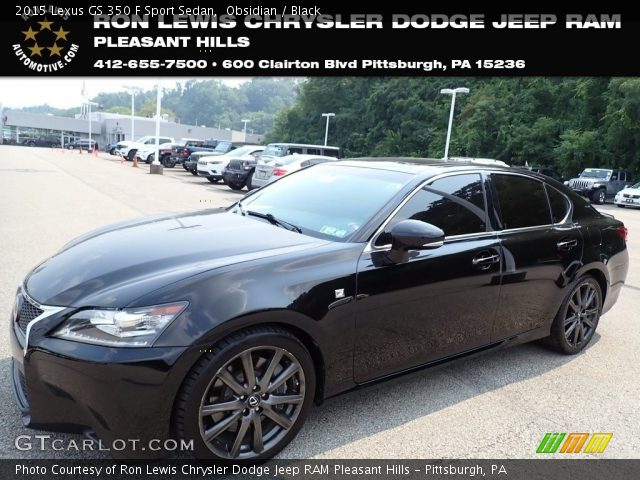 2015 Lexus GS 350 F Sport Sedan in Obsidian