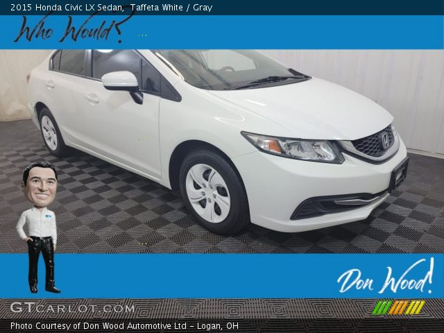 2015 Honda Civic LX Sedan in Taffeta White