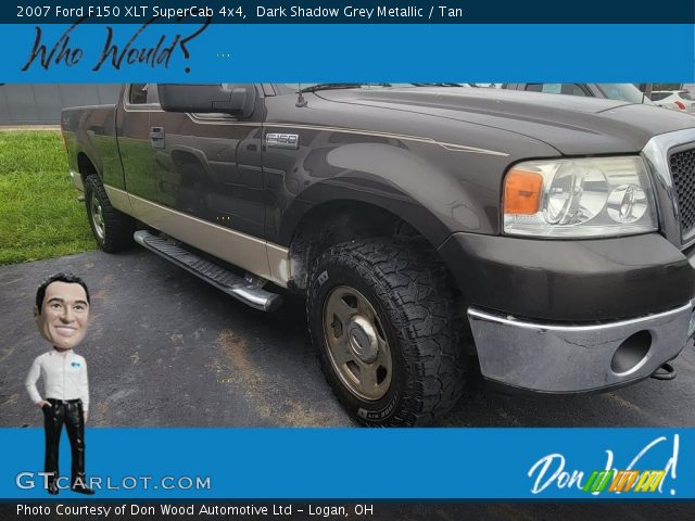 2007 Ford F150 XLT SuperCab 4x4 in Dark Shadow Grey Metallic