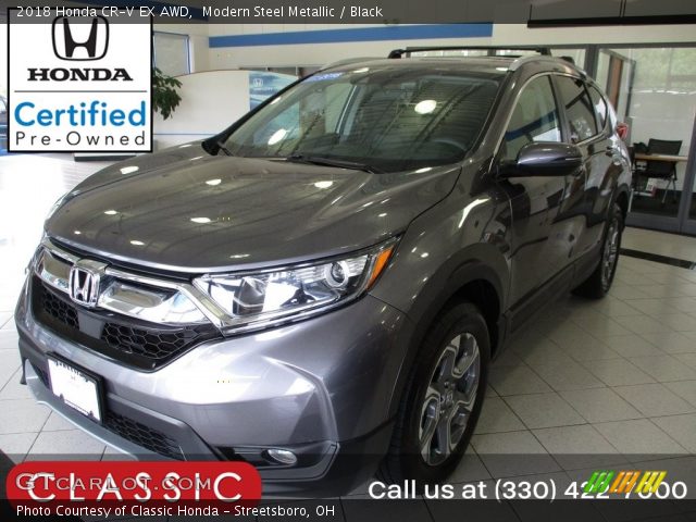 2018 Honda CR-V EX AWD in Modern Steel Metallic