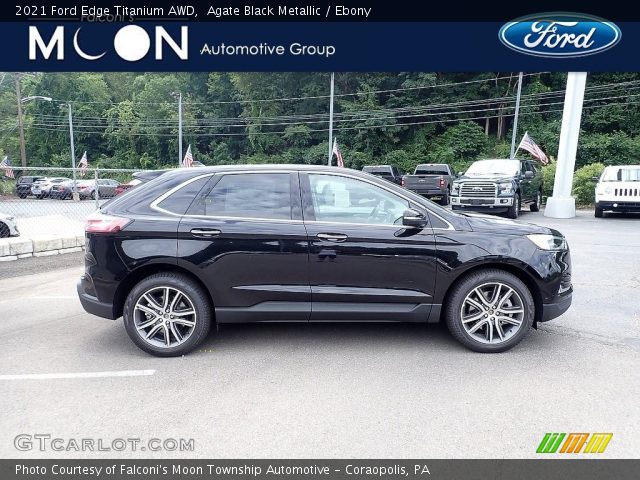 2021 Ford Edge Titanium AWD in Agate Black Metallic