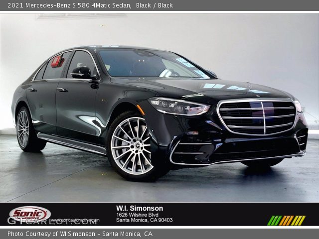 2021 Mercedes-Benz S 580 4Matic Sedan in Black