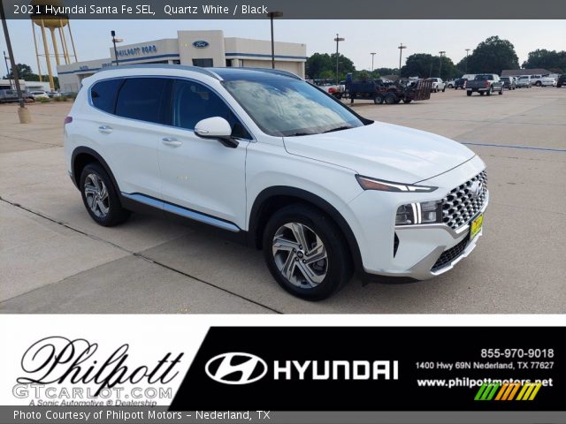 2021 Hyundai Santa Fe SEL in Quartz White