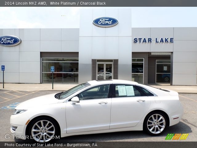 2014 Lincoln MKZ AWD in White Platinum