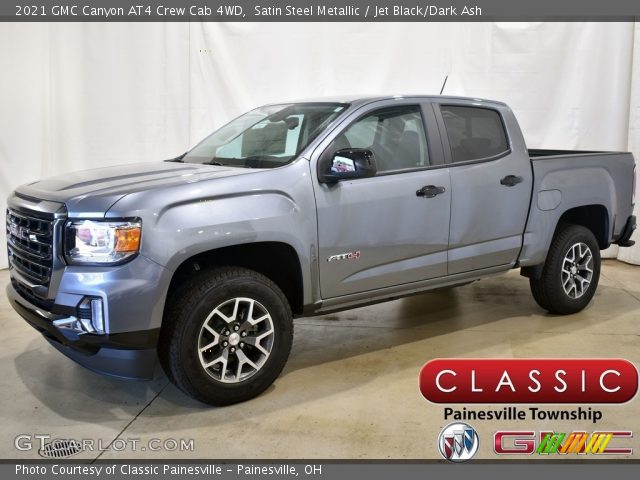 2021 GMC Canyon AT4 Crew Cab 4WD in Satin Steel Metallic