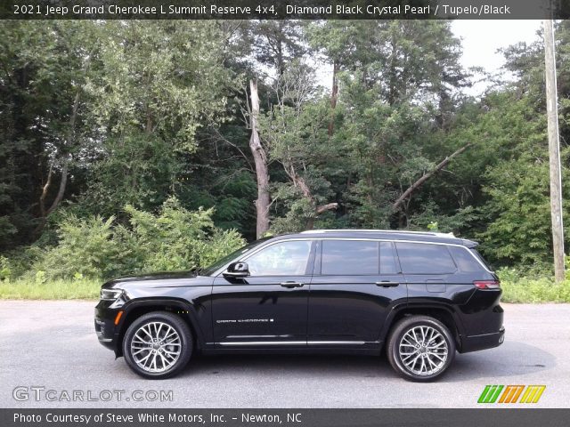 2021 Jeep Grand Cherokee L Summit Reserve 4x4 in Diamond Black Crystal Pearl