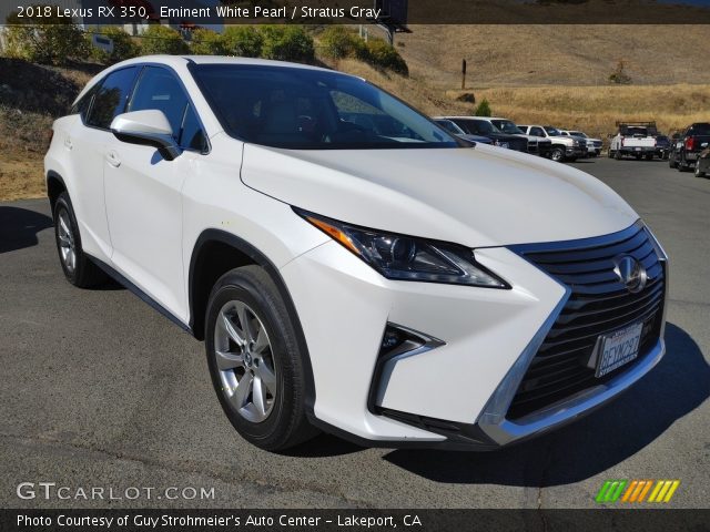 2018 Lexus RX 350 in Eminent White Pearl
