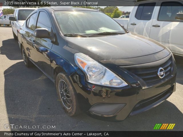 2015 Nissan Versa 1.6 S Sedan in Super Black