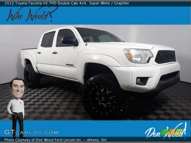 2013 Toyota Tacoma V6 TRD Double Cab 4x4 in Super White