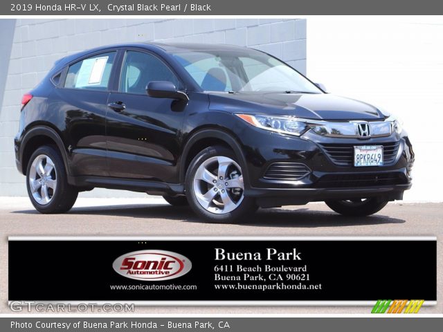 2019 Honda HR-V LX in Crystal Black Pearl