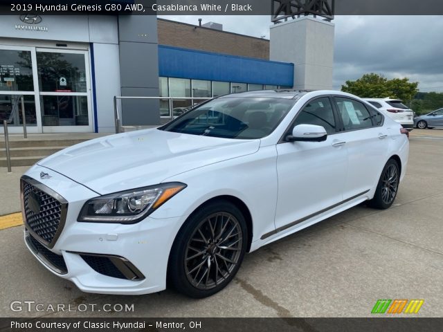 2019 Hyundai Genesis G80 AWD in Casablanca White