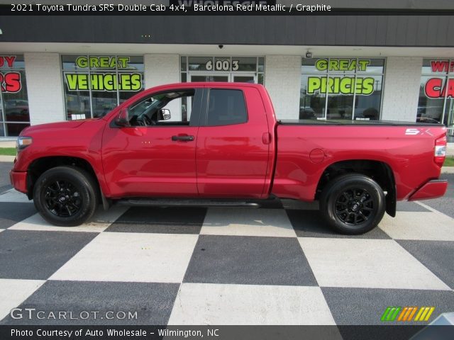 2021 Toyota Tundra SR5 Double Cab 4x4 in Barcelona Red Metallic