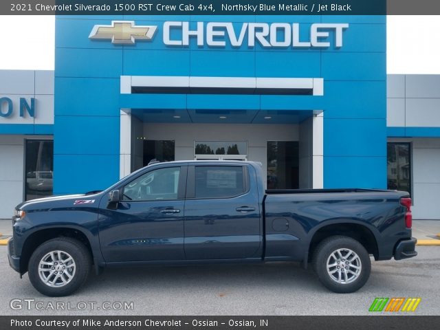 2021 Chevrolet Silverado 1500 RST Crew Cab 4x4 in Northsky Blue Metallic
