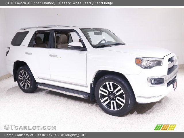 2018 Toyota 4Runner Limited in Blizzard White Pearl