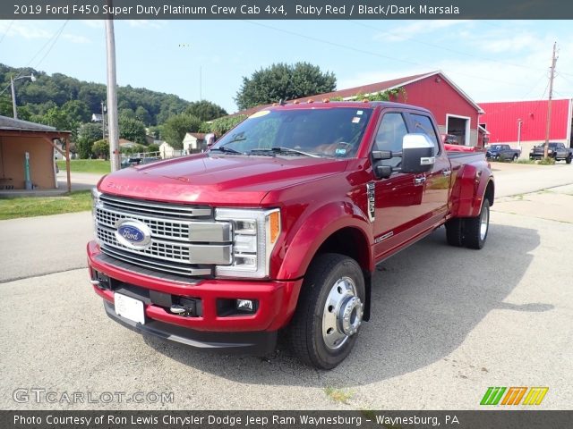 2019 Ford F450 Super Duty Platinum Crew Cab 4x4 in Ruby Red